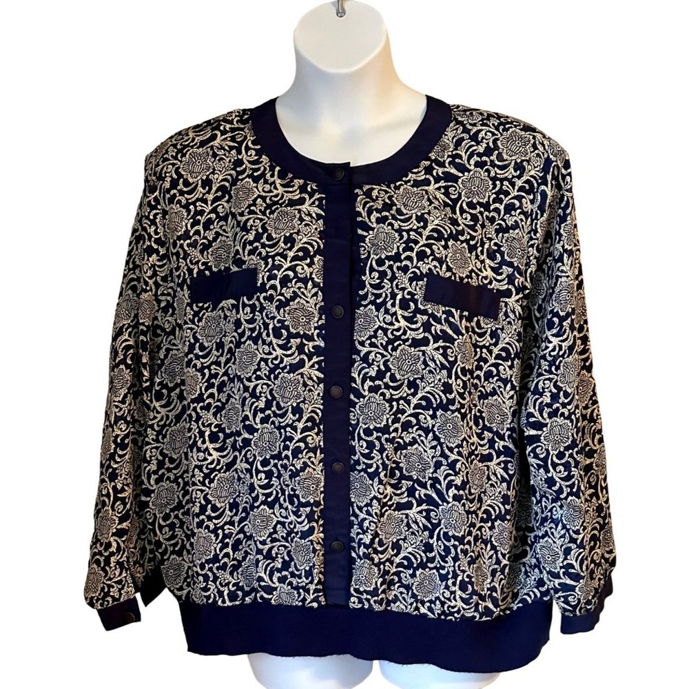 ANDREA GAYLE VINTAGE 80S WOMENS SILKY TOP SIZE 24